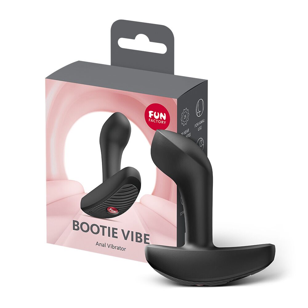 Анальна пробка Fun Factory Bootie Vibe Black - Зображення 8