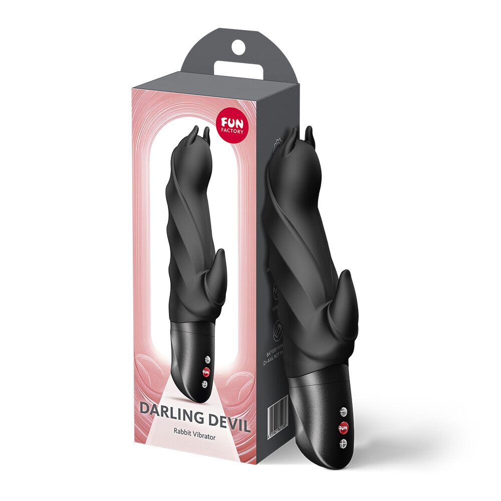 Вібратор Fun Factory Darling Devil Black - Зображення 3