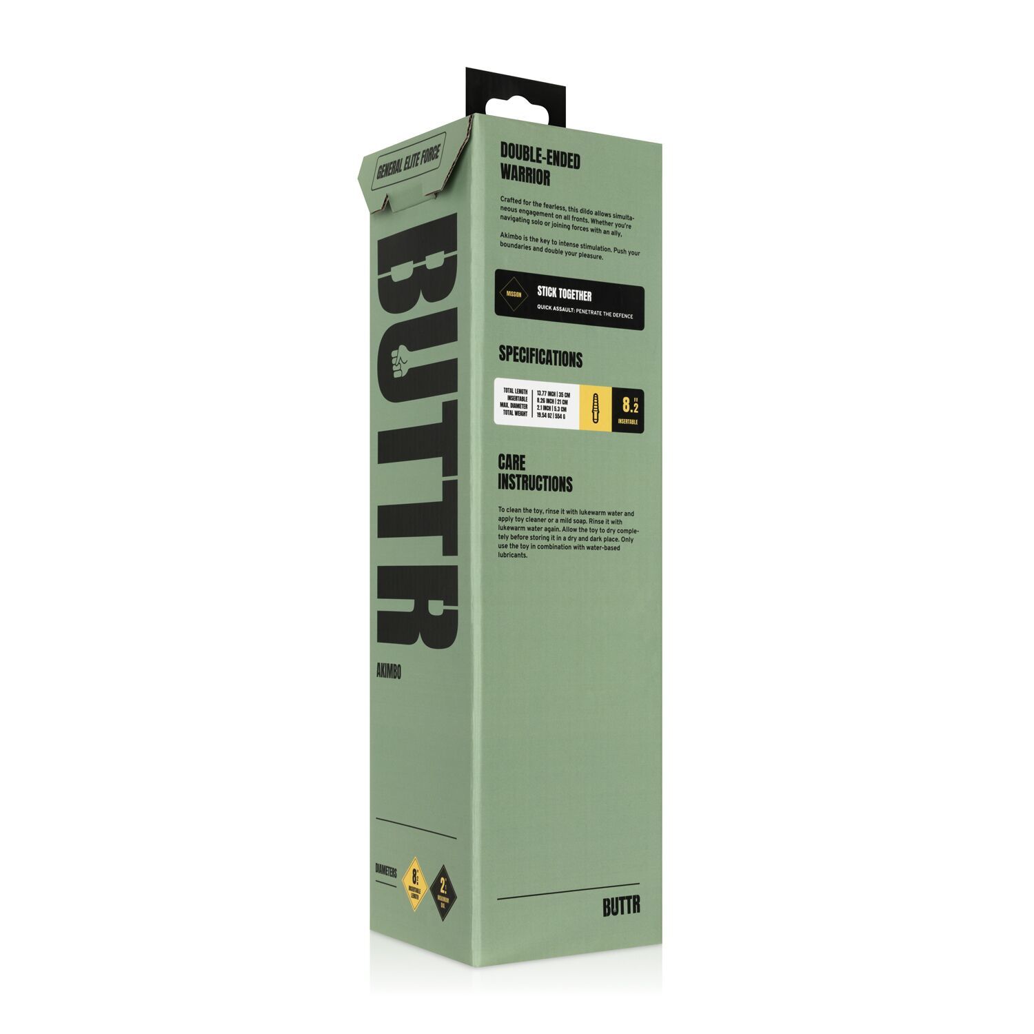 Анальний ланцюжок BUTTR - Akimbo Double Sided Anal Dildo (м'яте паковання!!!) - Зображення 9