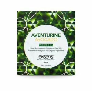 Пробник масажної олії EXSENS Anti-Stress Aventurine Avocado 3мл (термін 06.2026)