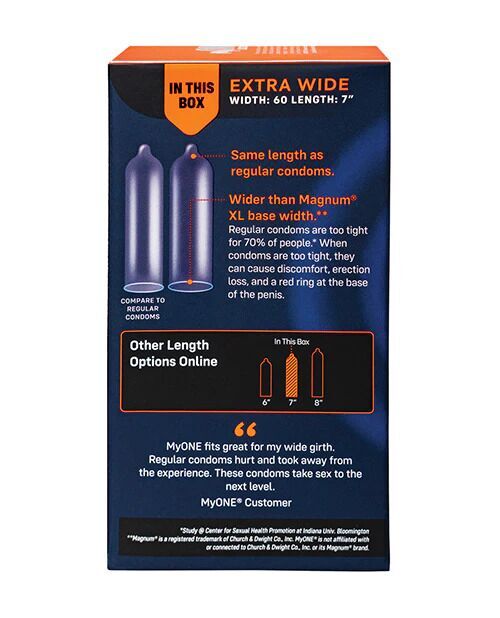 Презервативи MyONE Extra Wide 10 шт (м'яте паковання!!!) - Зображення 4