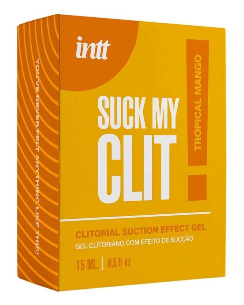 Смоктайзер для клітора Intt Suck My Clit Tropical Mango (15 мл), манго, гель з ефектом посмоктування - Зображення 4