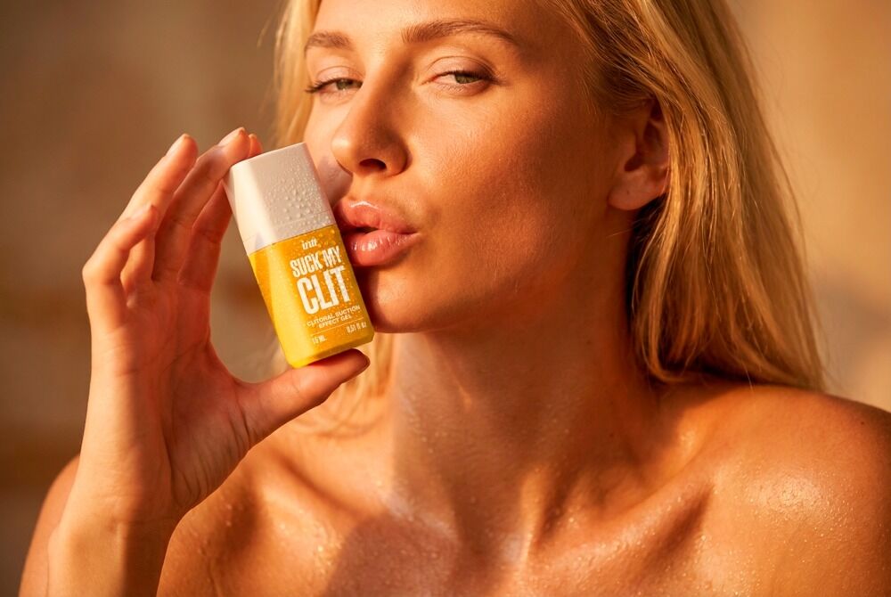 Смоктайзер для клітора Intt Suck My Clit Tropical Mango (15 мл), манго, гель з ефектом посмоктування - Зображення 5