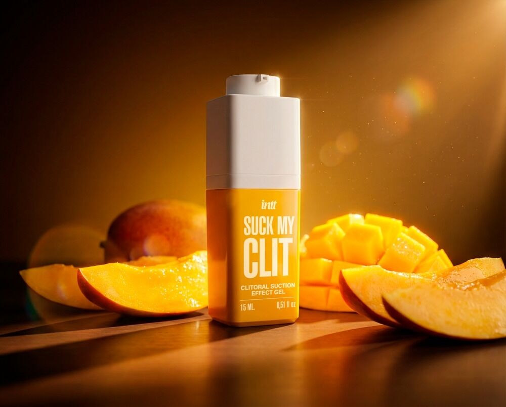 Смоктайзер для клітора Intt Suck My Clit Tropical Mango (15 мл), манго, гель з ефектом посмоктування - Зображення 7