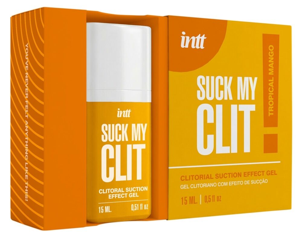 Смоктайзер для клітора Intt Suck My Clit Tropical Mango (15 мл), манго, гель з ефектом посмоктування - Зображення 3