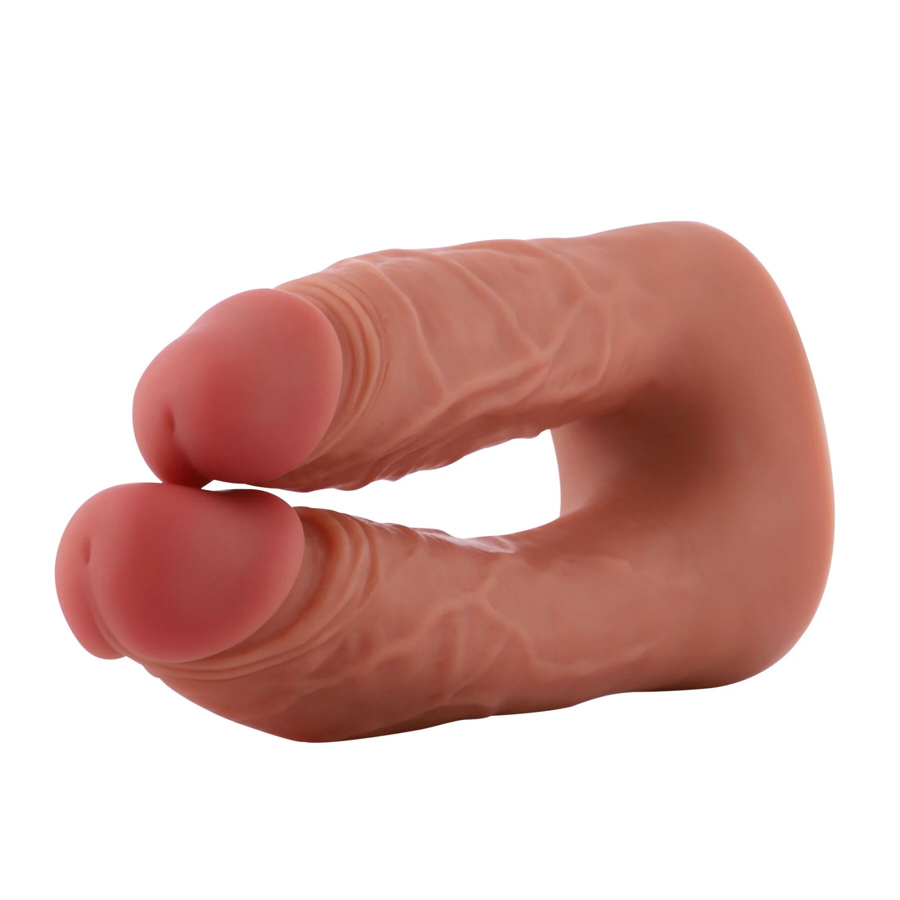 Подвійний фалоімітатор для секс-машин Hismith Silicone Double Penetrator Dildo, система KlicLok - Зображення 6