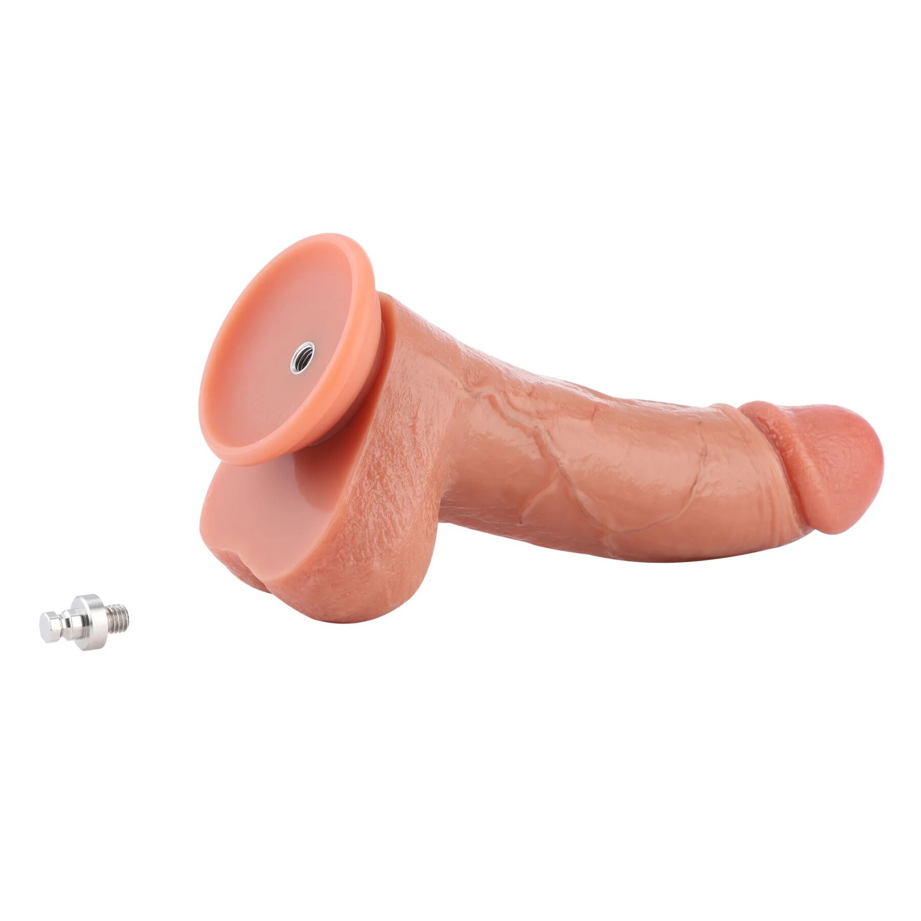 Фалоімітатор для секс-машин Hismith 8.25" Dual-density dildo with veins, система KlicLok - Зображення 11