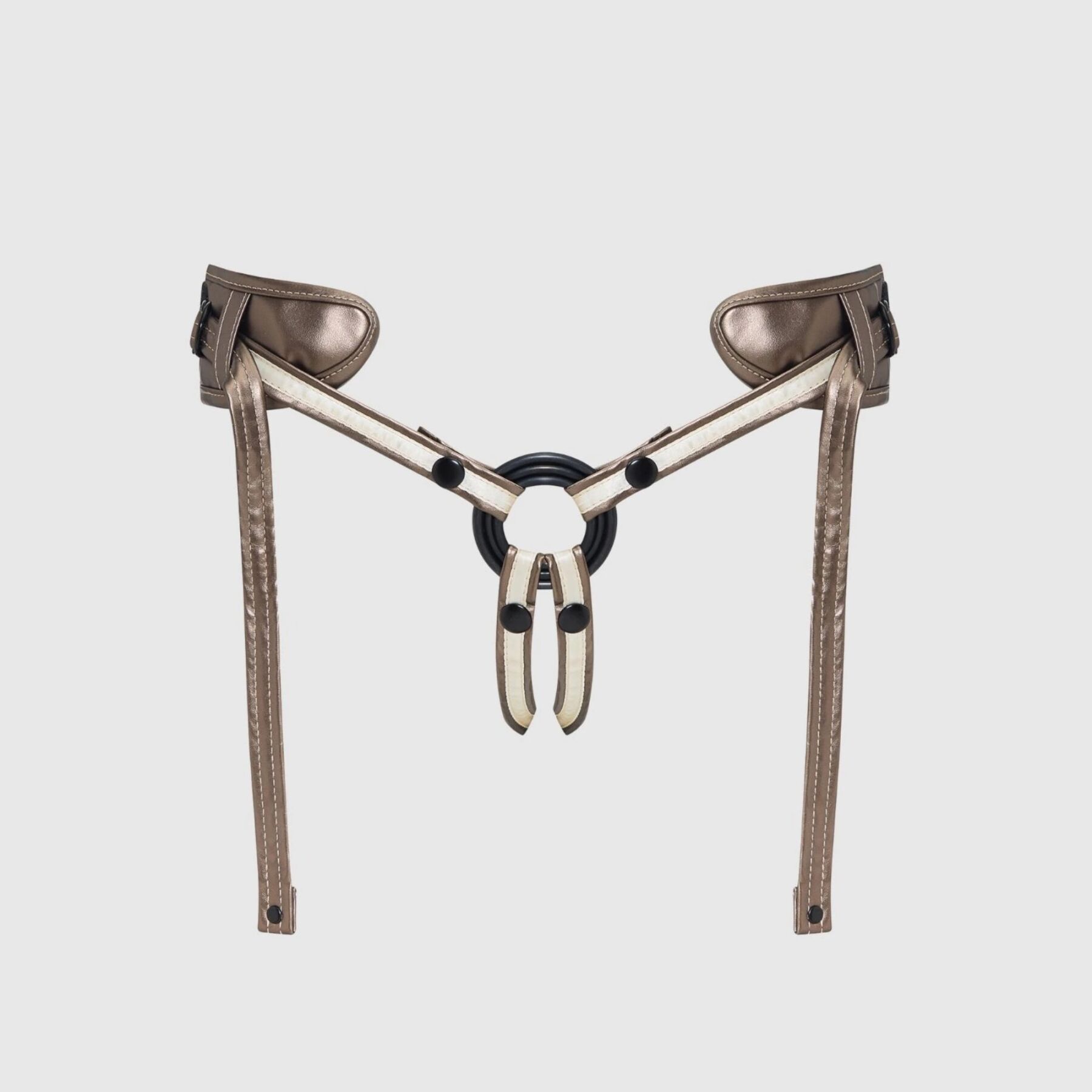 Трусики для страпону Strap-On-Me Leatherette Harness DESIROUS - NEW DESIGN - Зображення 2