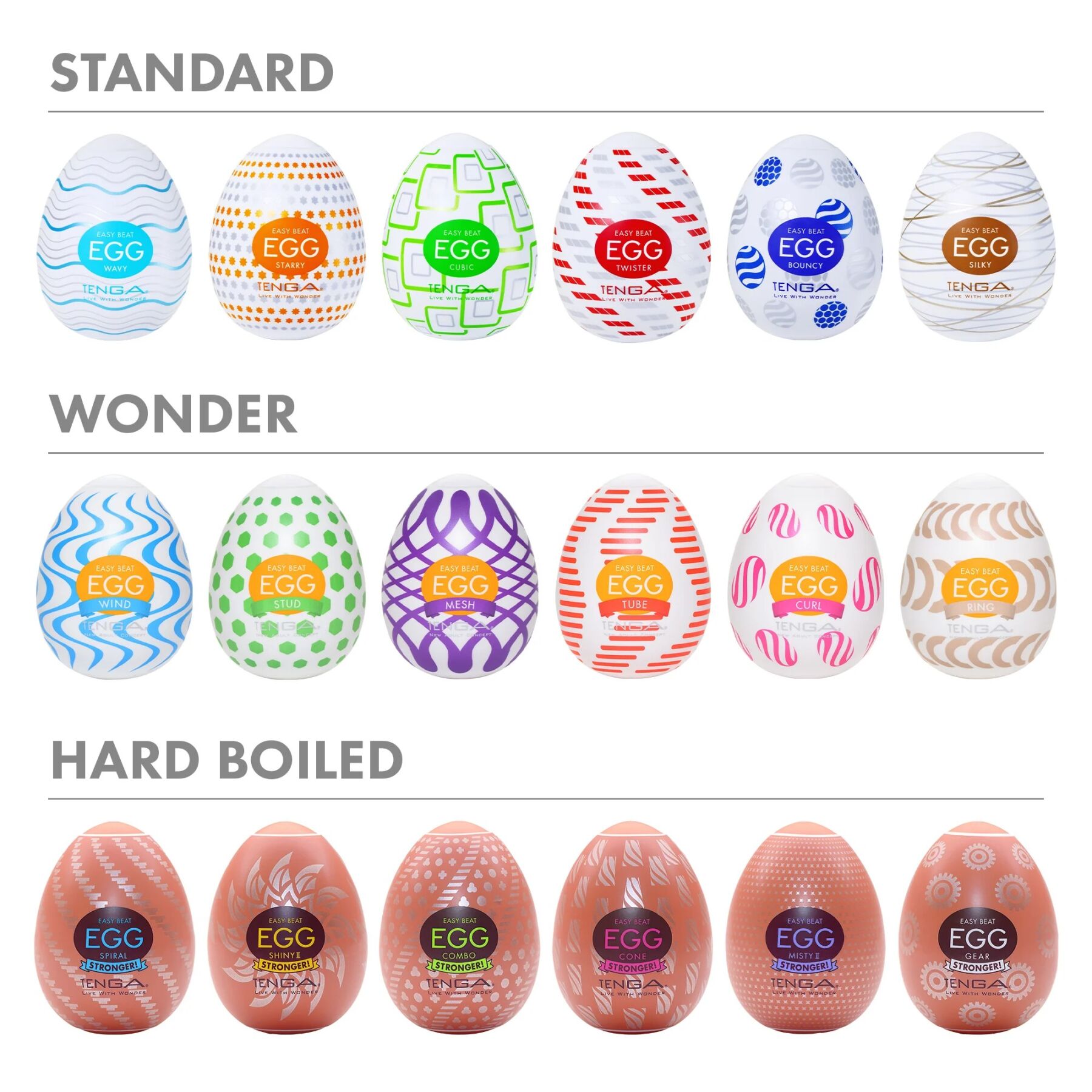 Мастурбатор-яйце Tenga Egg Silky - Зображення 7