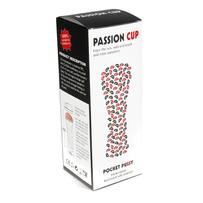 Мастурбатор з вібрацією Passion Cup - Vagina - Зображення 9