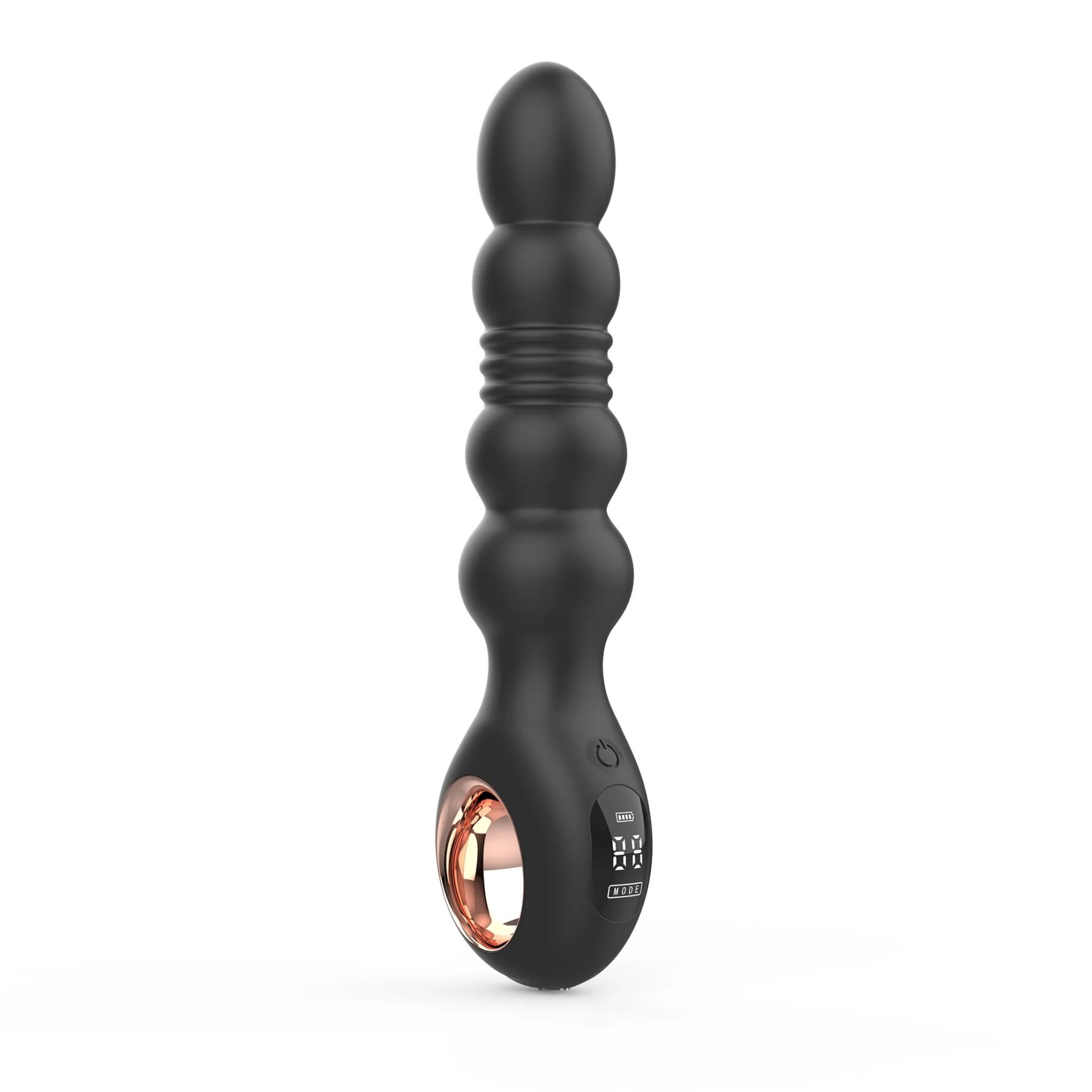 Анальний вібратор з пульсацією Loviss Thor Thrusting Anal Plug, 2 мотори - Зображення 4