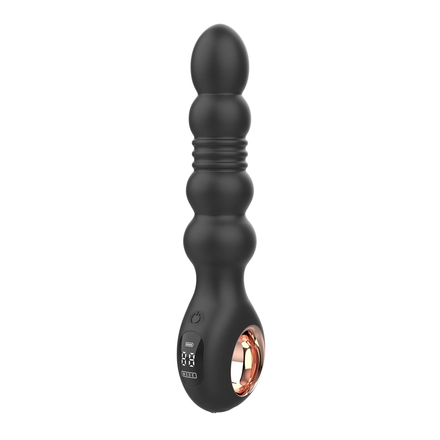 Анальний вібратор з пульсацією Loviss Thor Thrusting Anal Plug, 2 мотори - Зображення 5