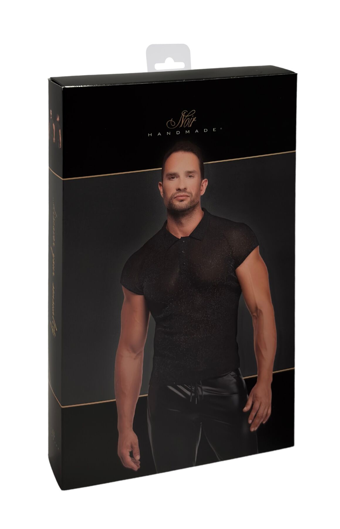 Чоловіче поло Noir Handmade H082 Onyx veil polo M - Зображення 8
