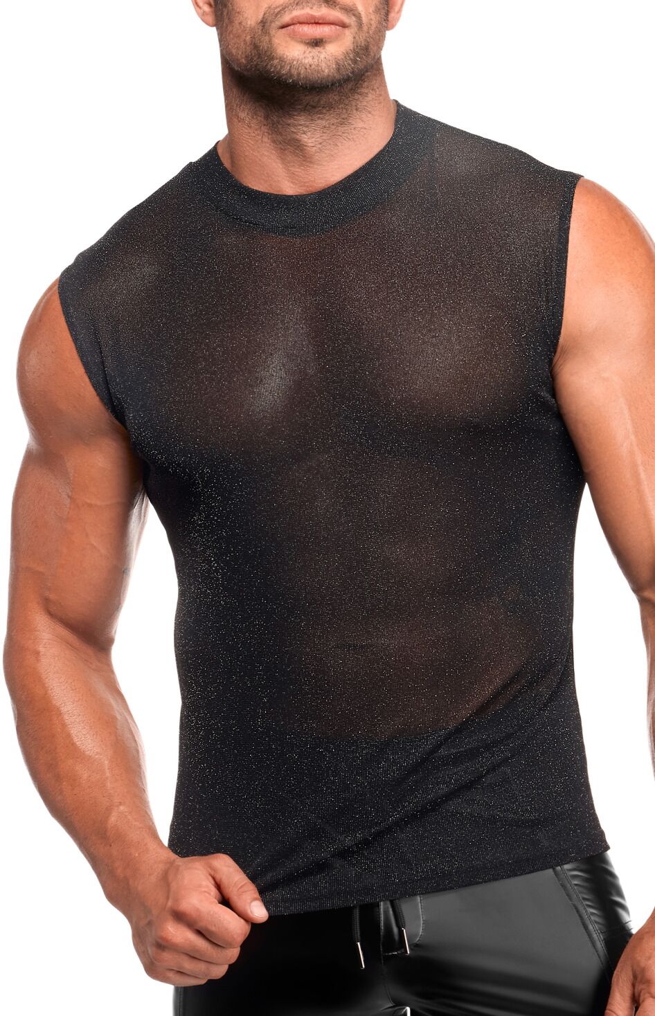 Чоловіча футболка Noir Handmade H083 Onyx skin tank M - Зображення 4