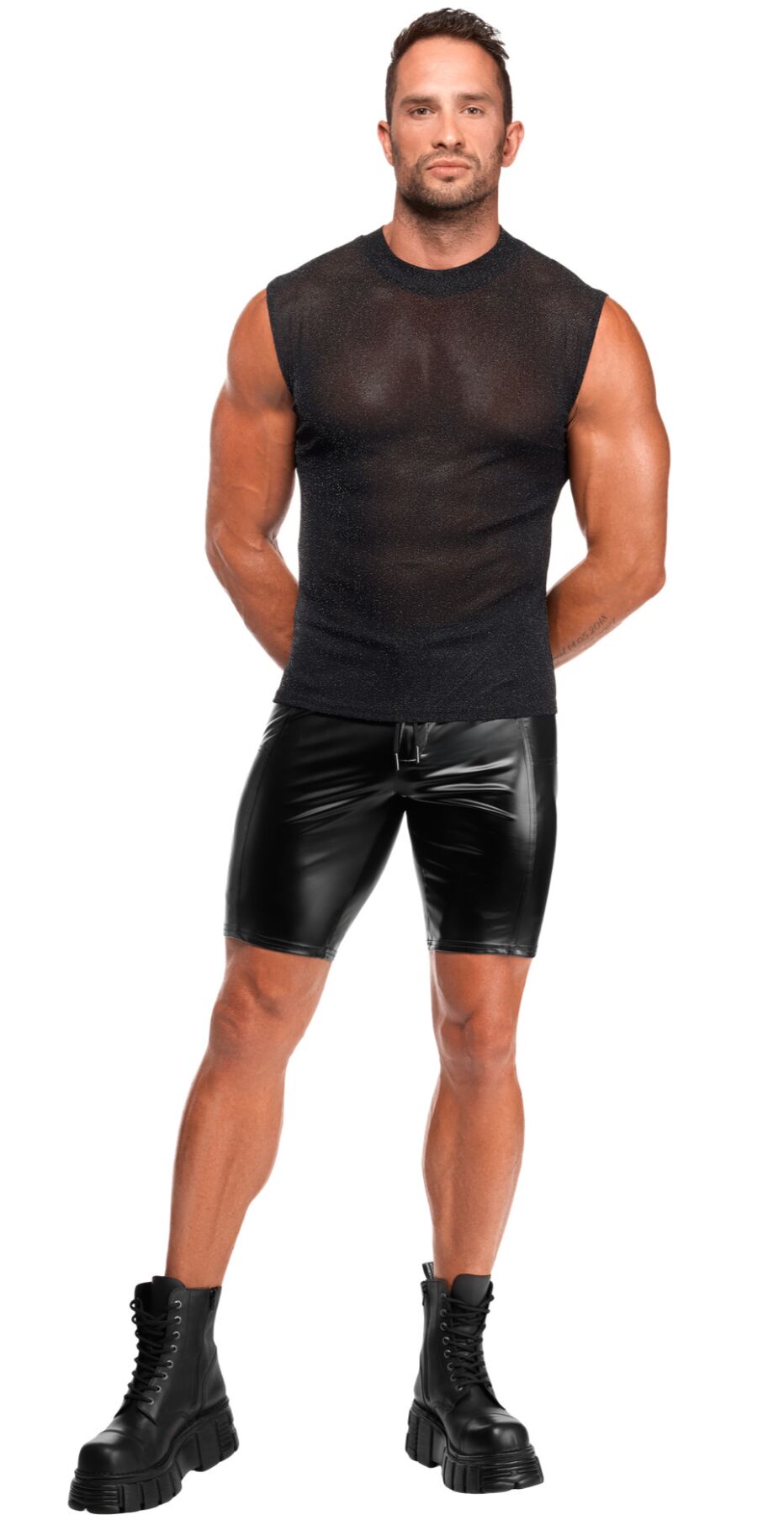 Чоловіча футболка Noir Handmade H083 Onyx skin tank XL - Зображення 5