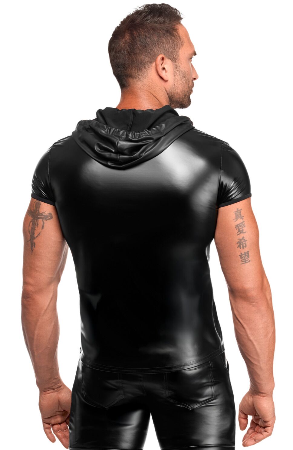 Чоловіча футболка з капюшоном Noir Handmade H085 Vexen hooded T-shirt XL - Зображення 3