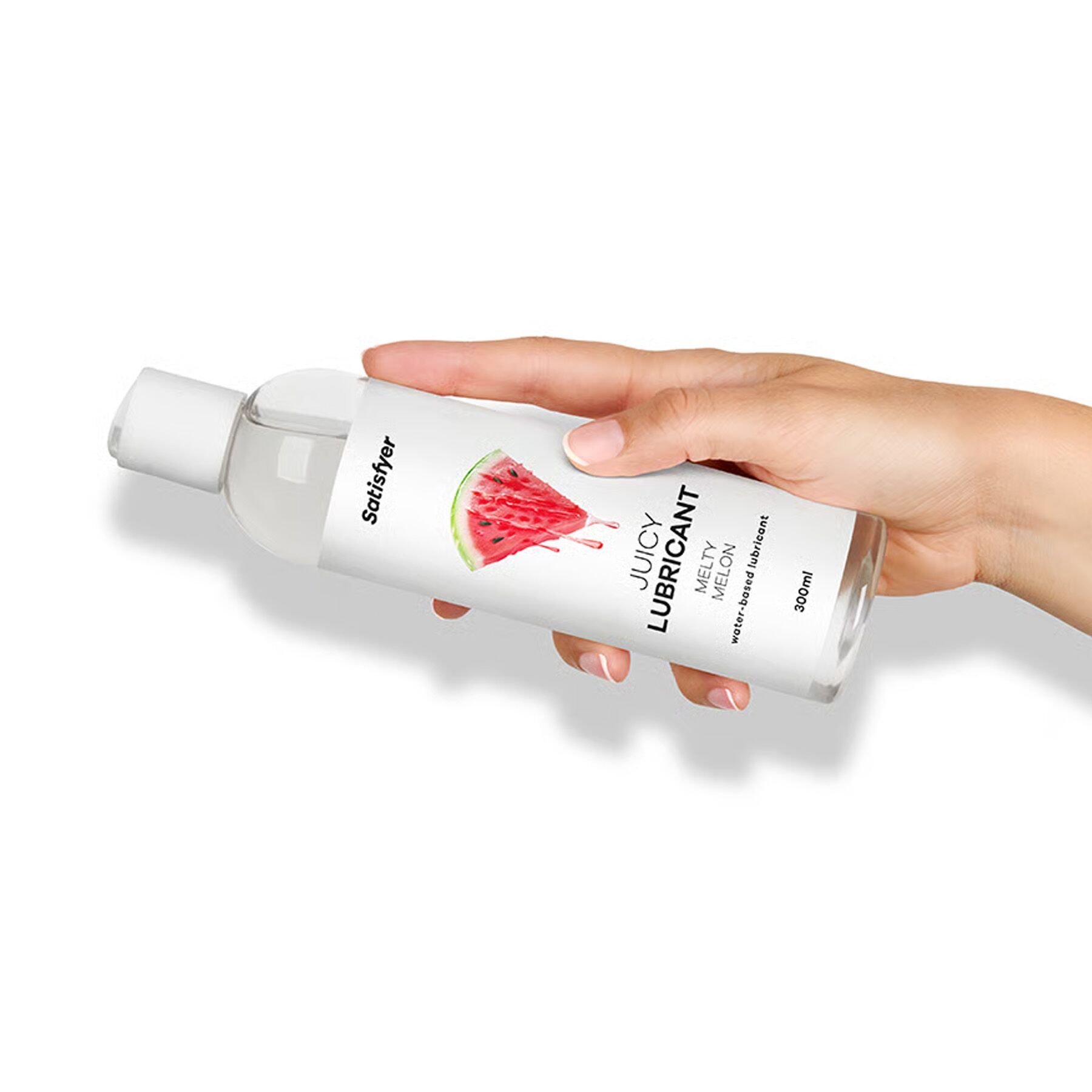 Лубрикант на водній основі Satisfyer Juicy Lubricant Melty Melon 300 мл (м'яте паковання!!!) - Зображення 7