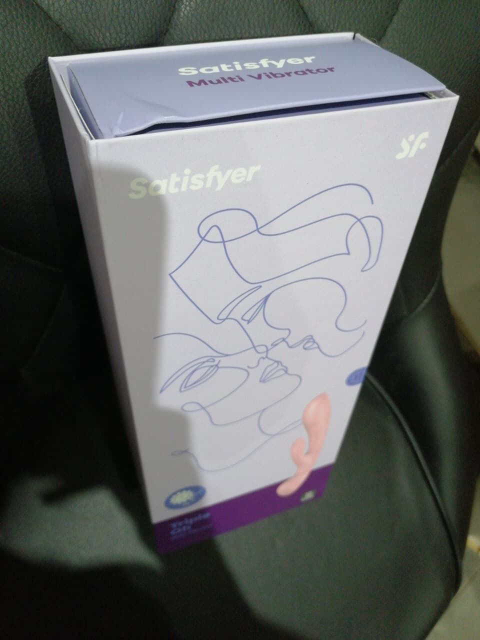 Двосторонній вібратор-кролик Satisfyer Triple Oh Pink (м'яте паковання!!!) - Зображення 2
