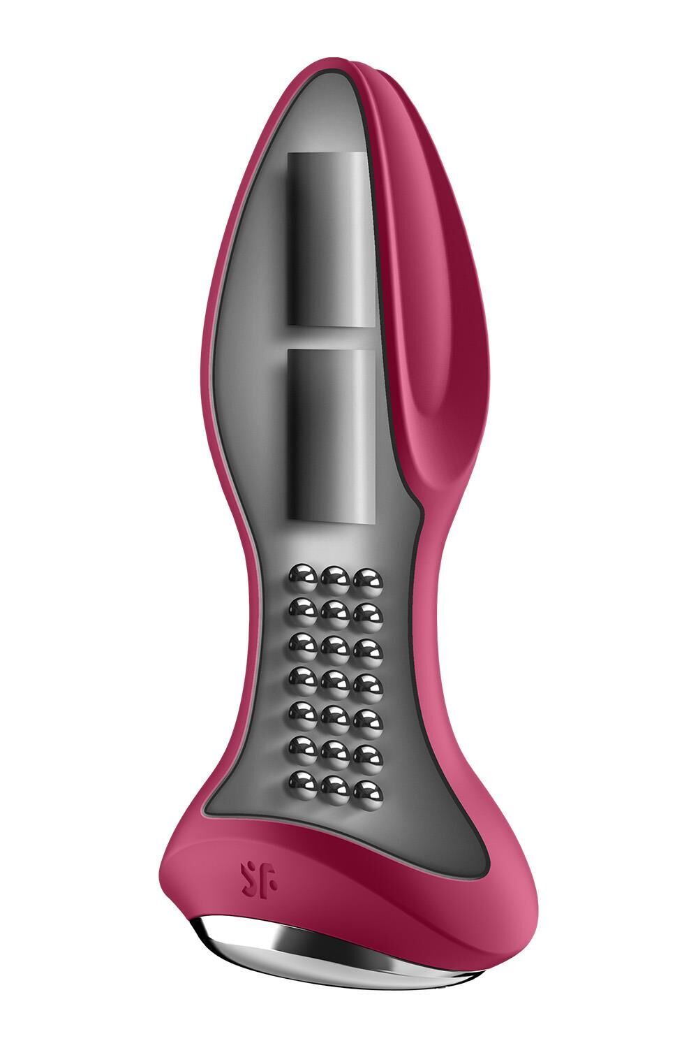 Анальна смарт-вібропробка із перлинним масажем Satisfyer Rotator Plug 2+ Violet (м'яте паковання!!!) - Зображення 4