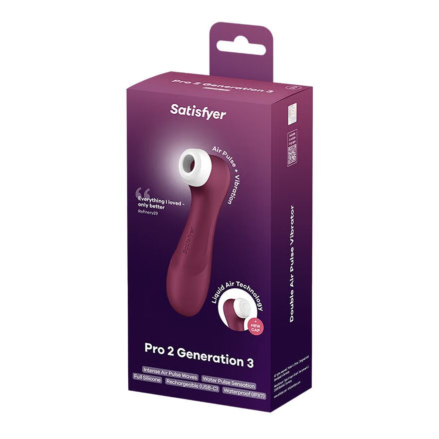 Вакуумний кліторальний стимулятор Satisfyer Pro 2 Generation 3 with Liquid Air (м'яте паковання!!!) - Зображення 7