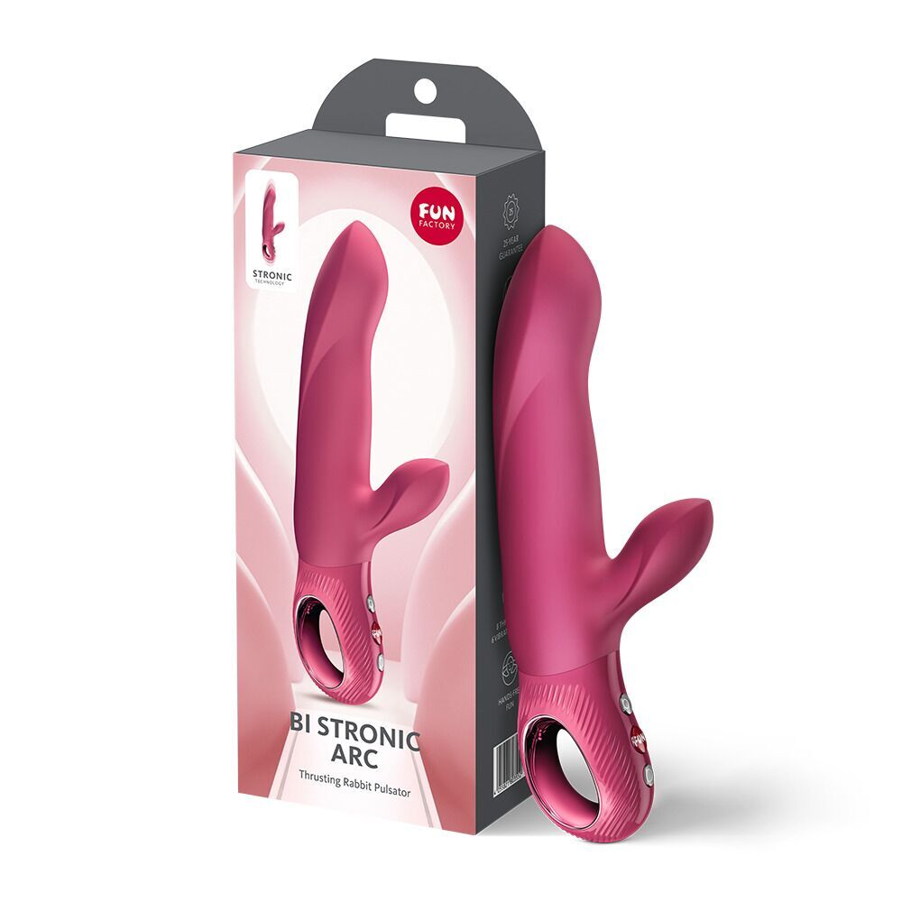 Пульсатор Fun Factory Bi Stronic Arc Raspberry (м'яте паковання!!!) - Зображення 11