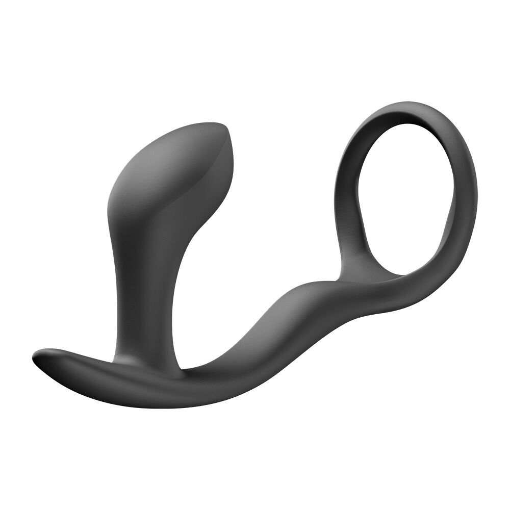 Анальна пробка з ерекційним кільцем Fun Factory BOOTIE RING Black (м'яте паковання!!!) - Зображення 4