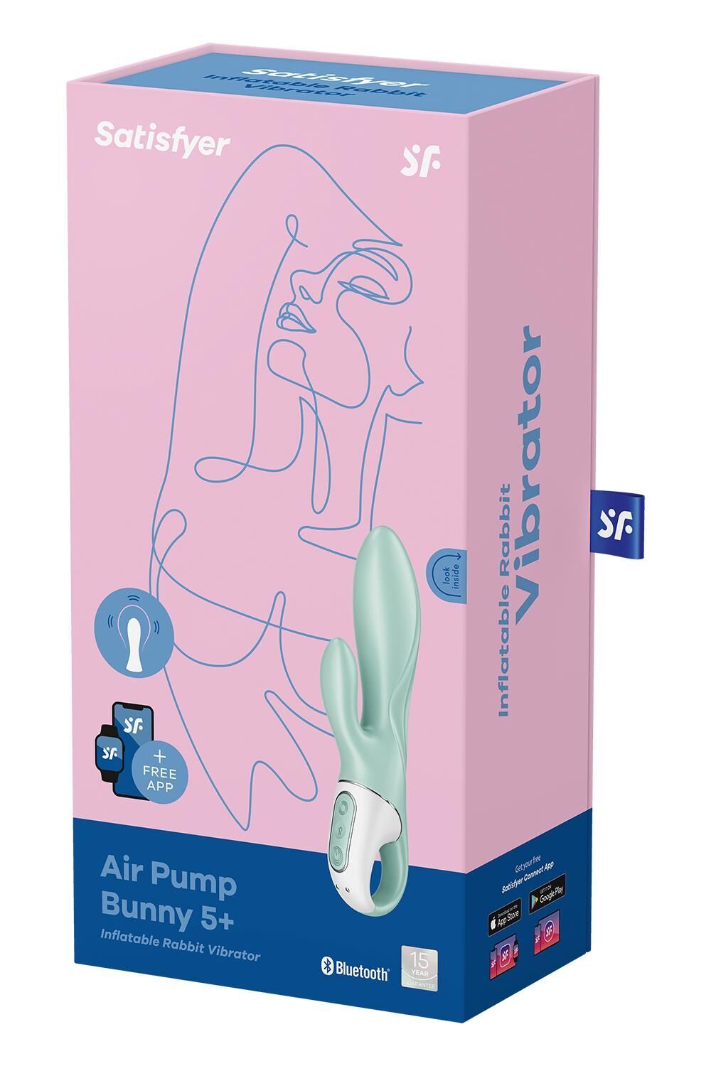 Смарт вібратор-кролик Satisfyer Air Pump Bunny 5+ (м'яте паковання!!!) - Зображення 8
