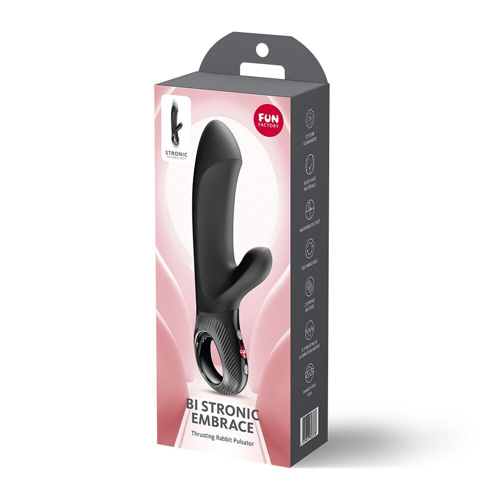 Пульсатор Fun Factory Bi Stronic Embrace Black (м'яте паковання!!!) - Зображення 11
