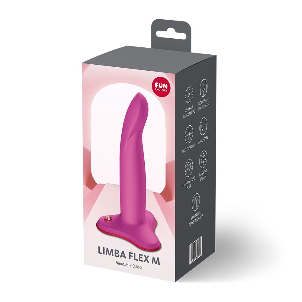 Фалоімітатор Fun Factory LIMBA FLEX M Magenta (м'яте паковання!!!) - Зображення 4