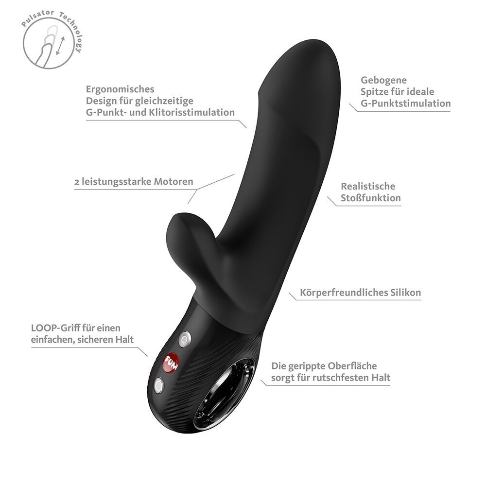 Пульсатор Fun Factory Bi Stronic Embrace Black (м'яте паковання!!!) - Зображення 9