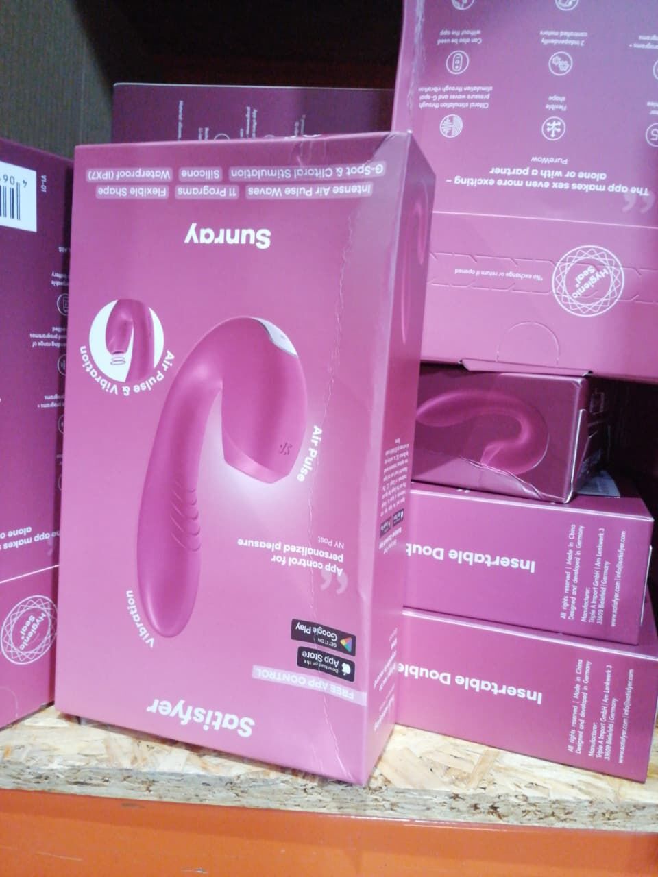 Вакуумний смарт-вібратор Satisfyer Sunray Berry (м'яте паковання!!!) - Зображення 2
