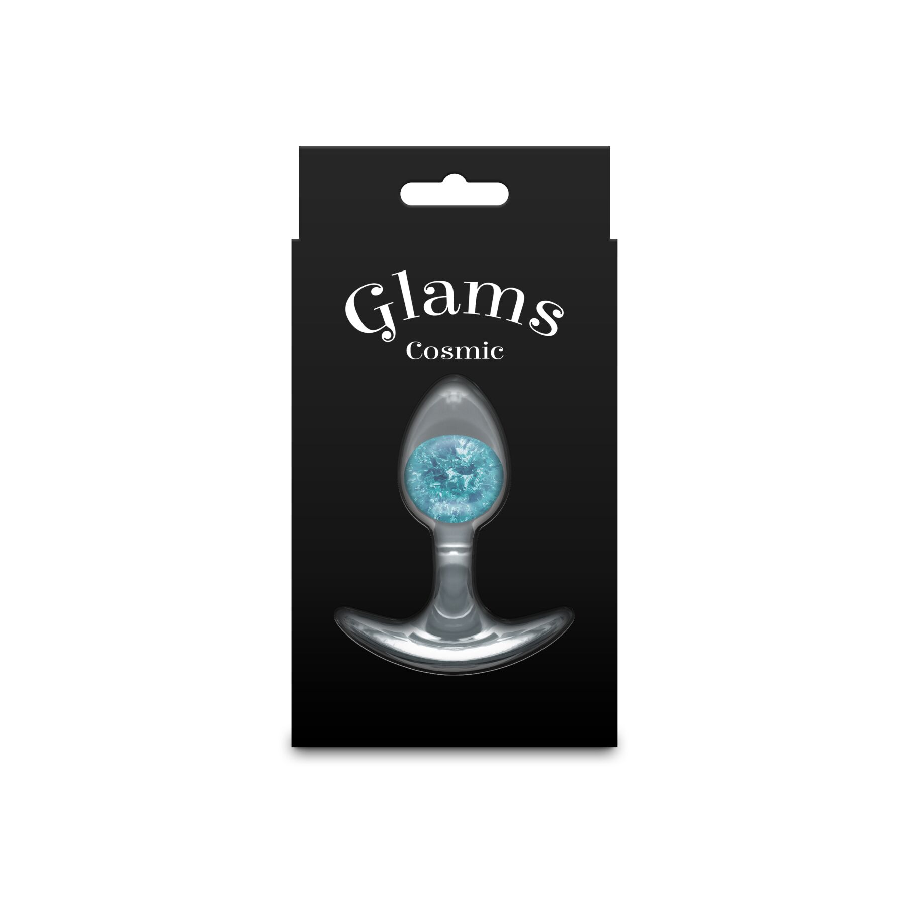 Анальна пробка NS Novelties Cosmic Glams - Small - Blue - Зображення 4