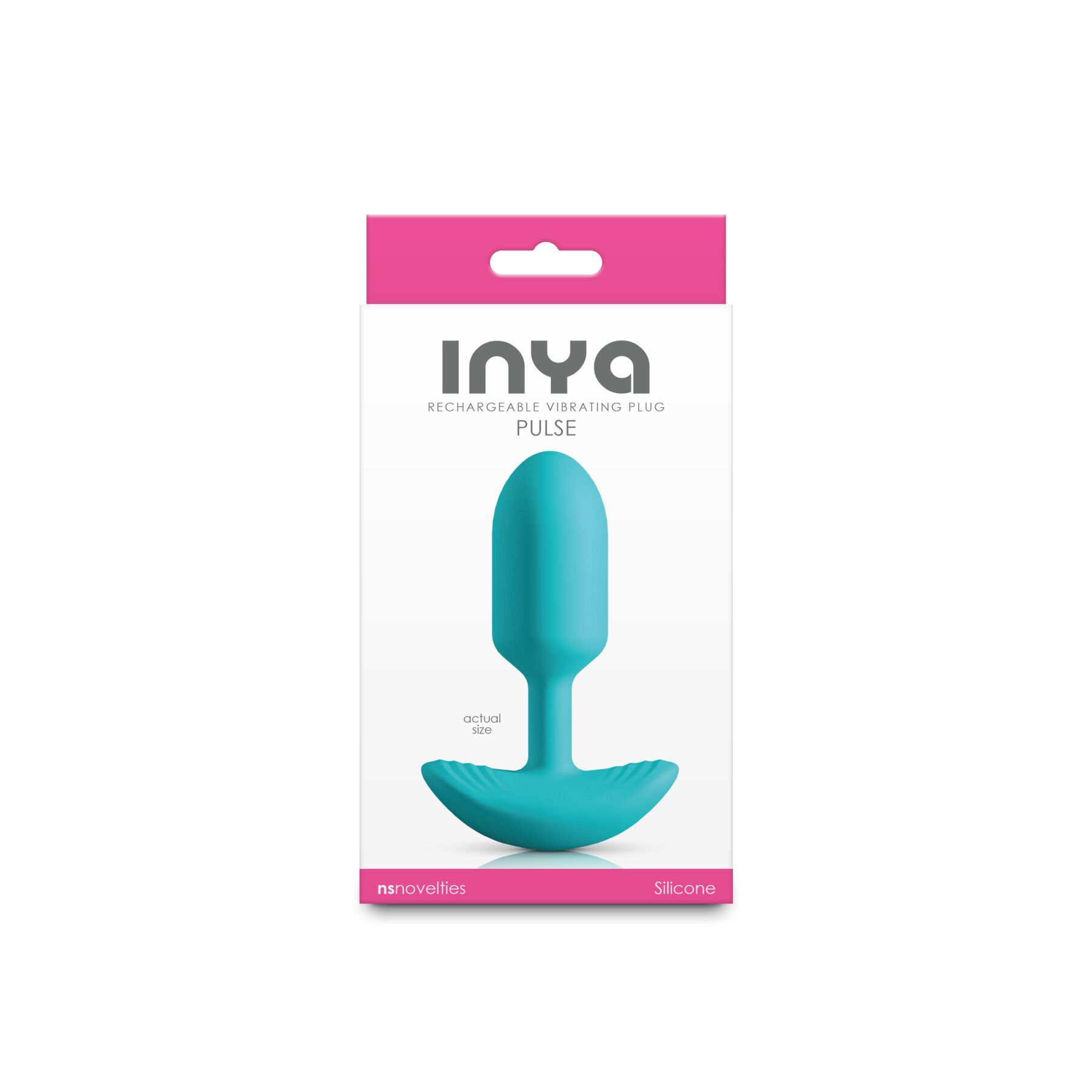 Анальна пробка з вібрацією NS Novelties INYA - Pulse - Teal - Зображення 3