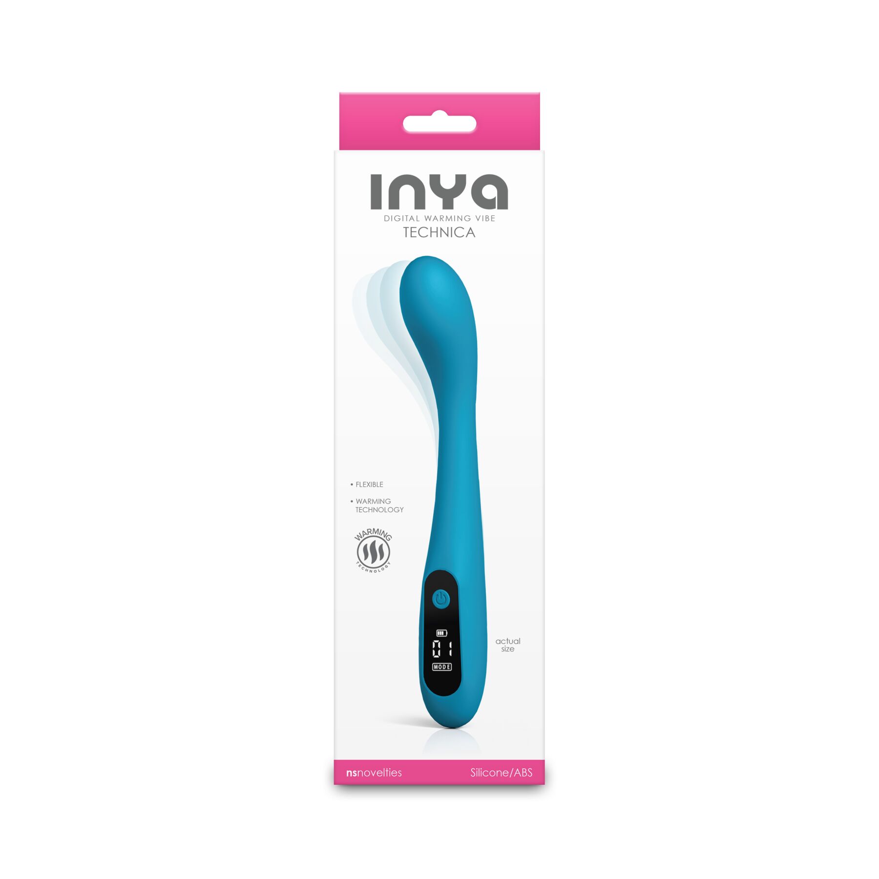 Вібратор NS Novelties INYA - Technica - Teal - Зображення 3