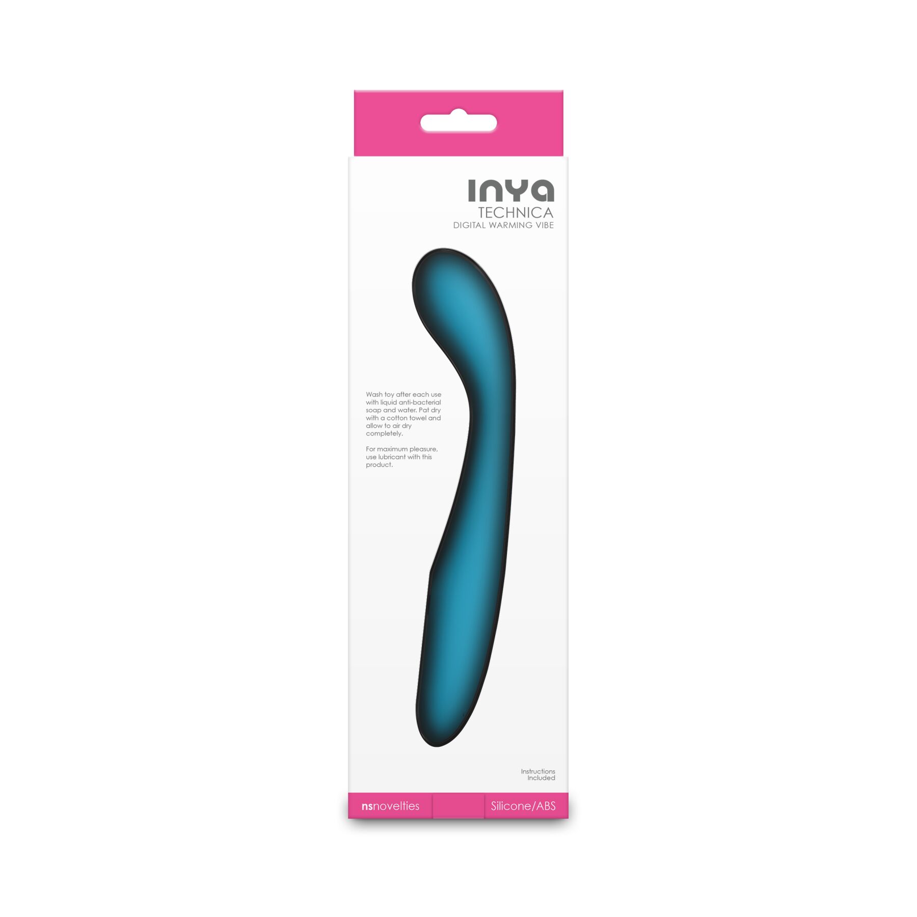 Вібратор NS Novelties INYA - Technica - Teal - Зображення 4