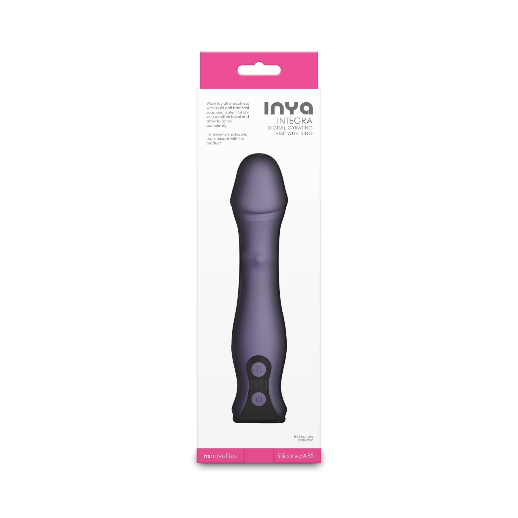 Вібратор NS Novelties INYA - Integra - Gray - Зображення 4