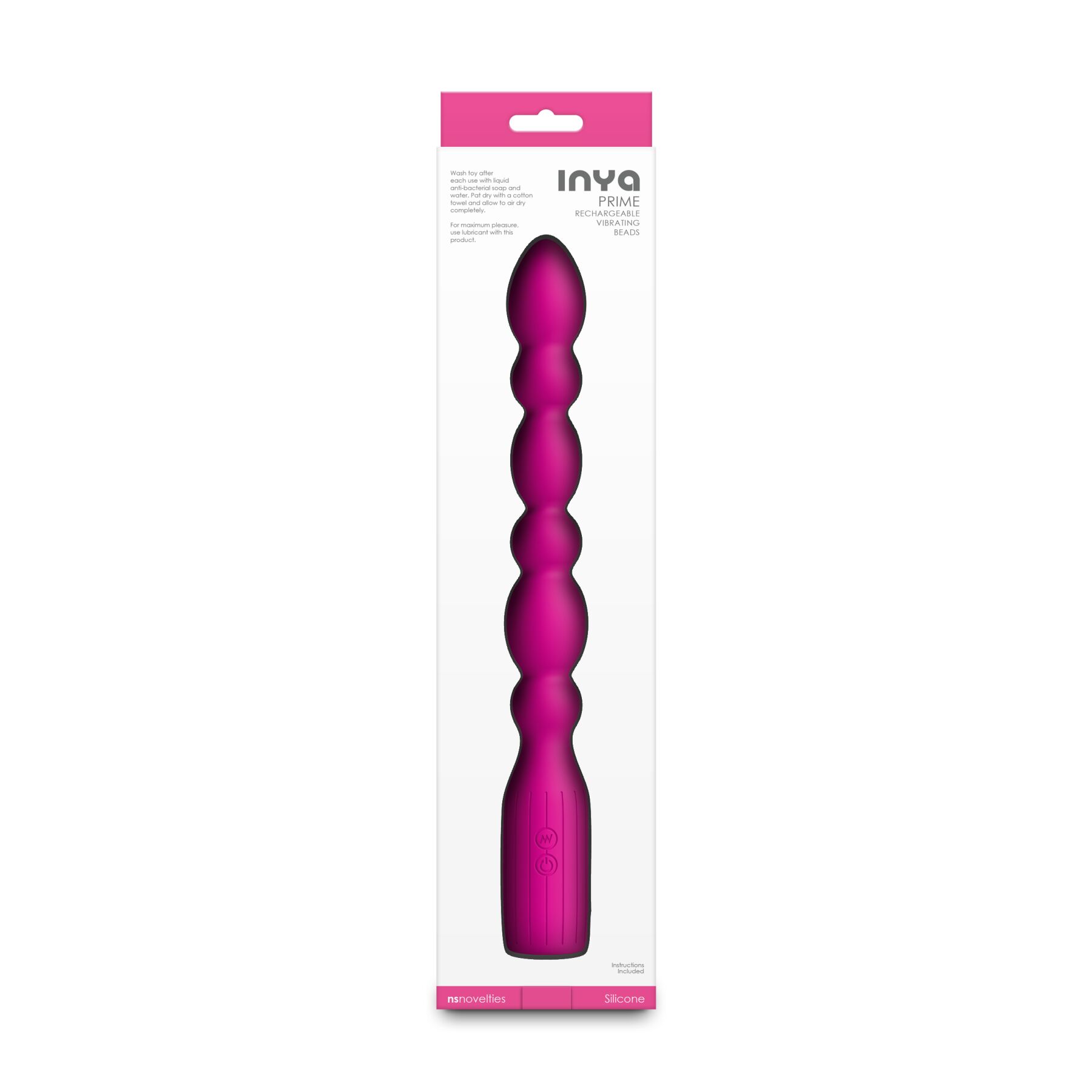 Вібратор NS Novelties INYA - Prime - Pink - Зображення 4
