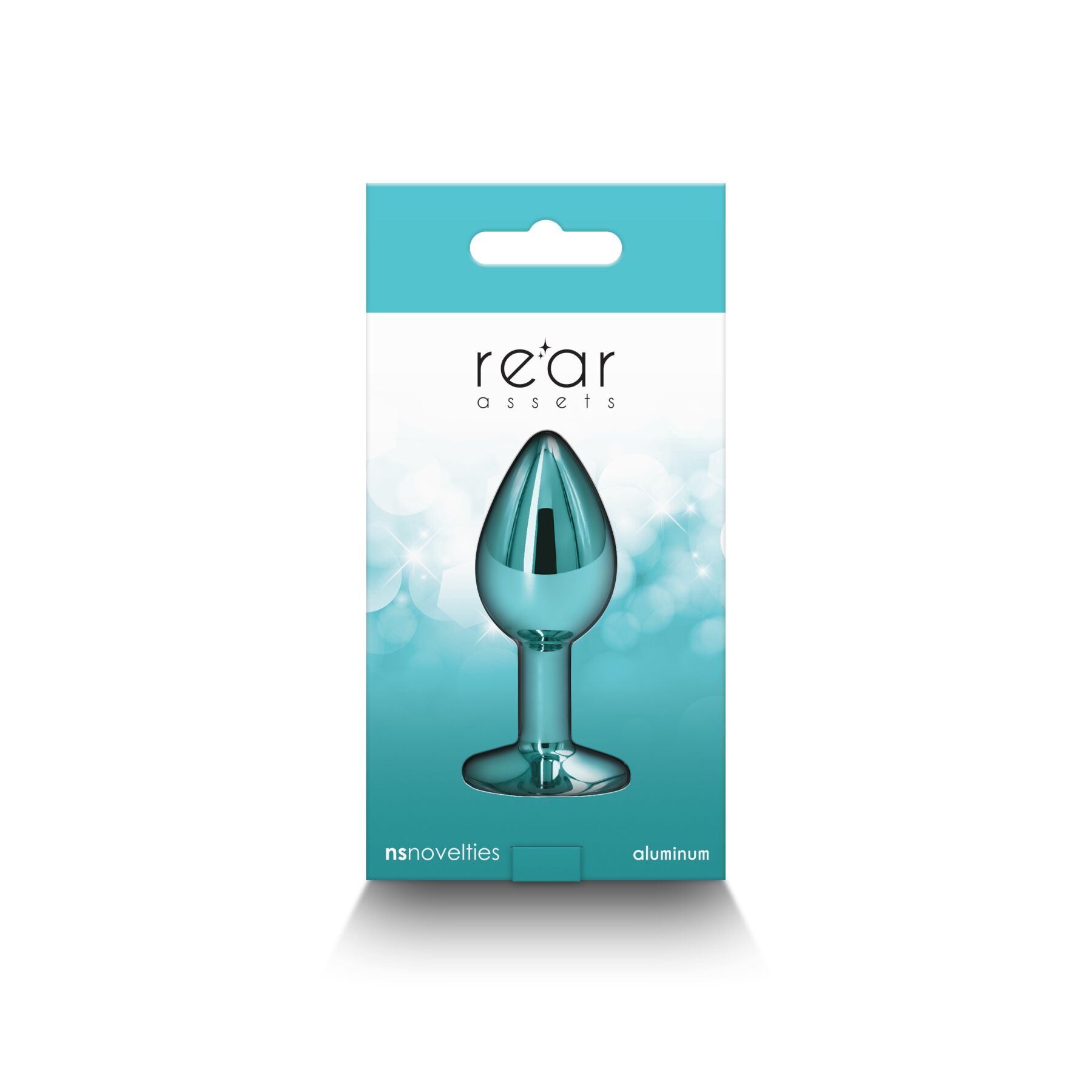 Анальна пробка NS Novelties Rear Assets - Small - Teal - Зображення 4