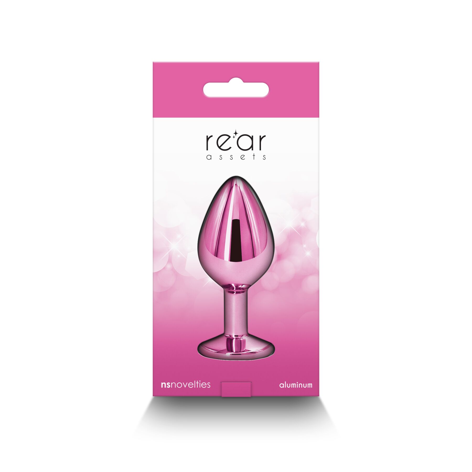 Анальна пробка NS Novelties Rear Assets - Medium - Pink - Зображення 4