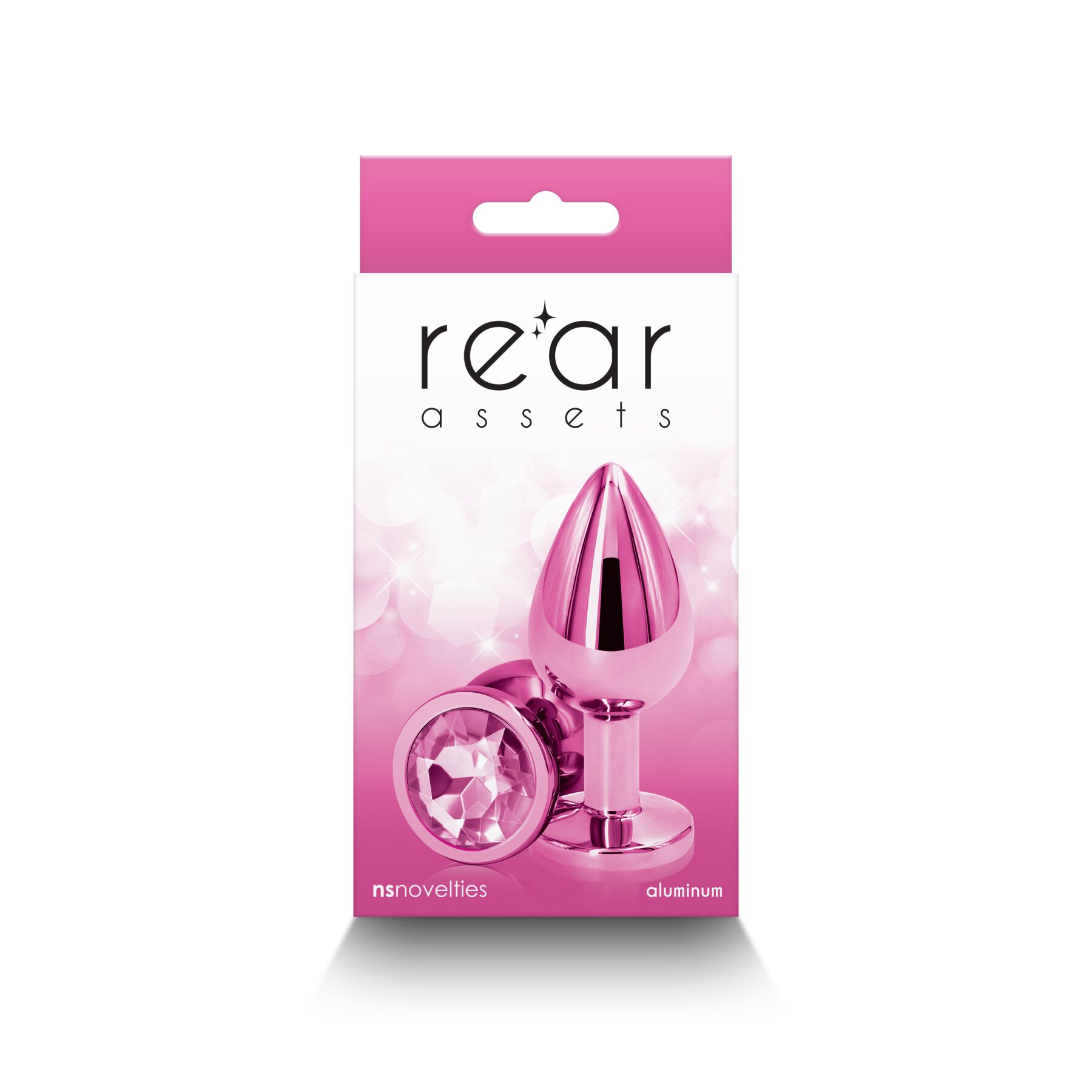 Анальна пробка NS Novelties Rear Assets - Medium - Pink - Зображення 3