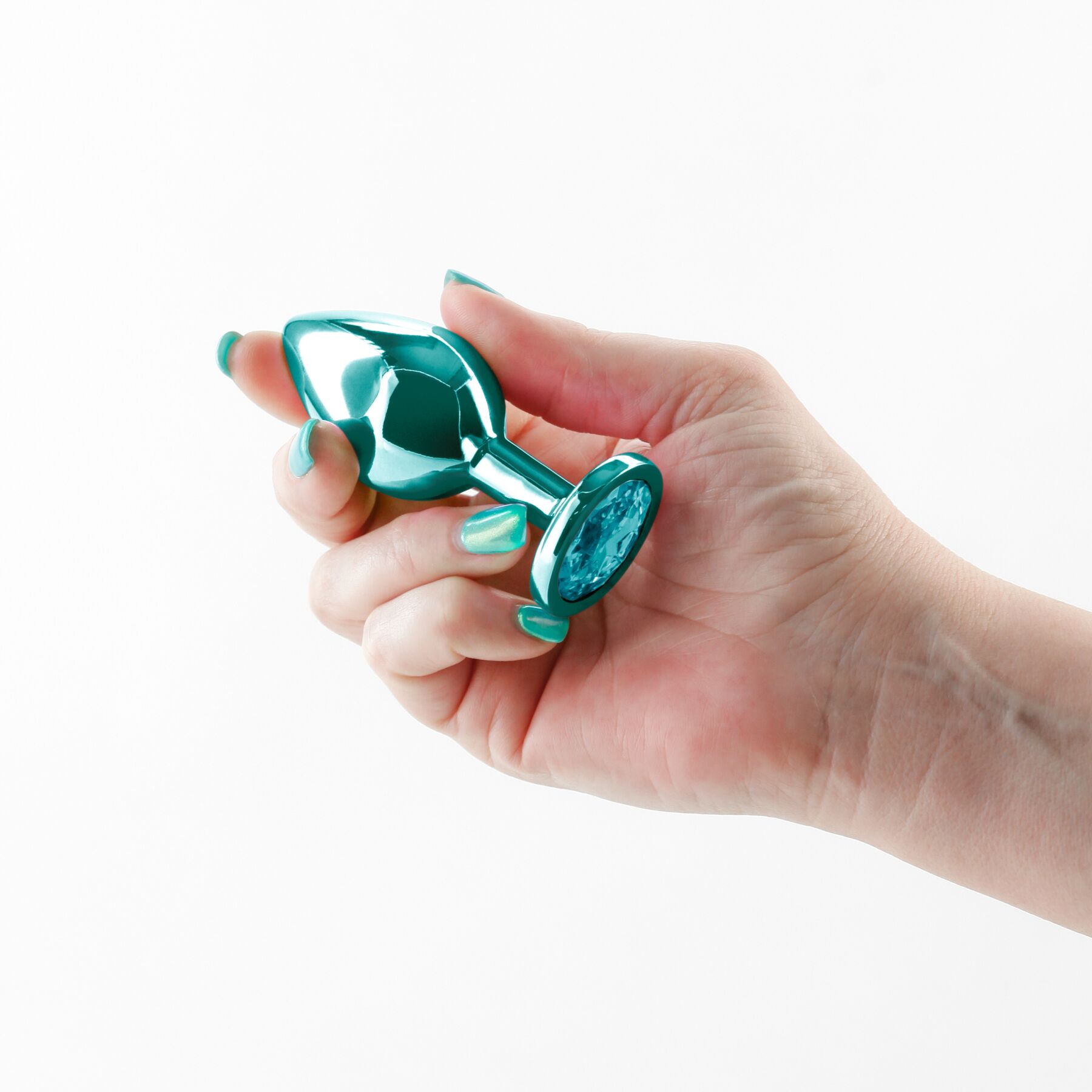 Анальна пробка NS Novelties Rear Assets - Medium - Teal - Зображення 2