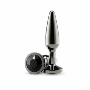 Анальна пробка NS Novelties Rear Assets - Tapered - Medium - Gunmetal - Black