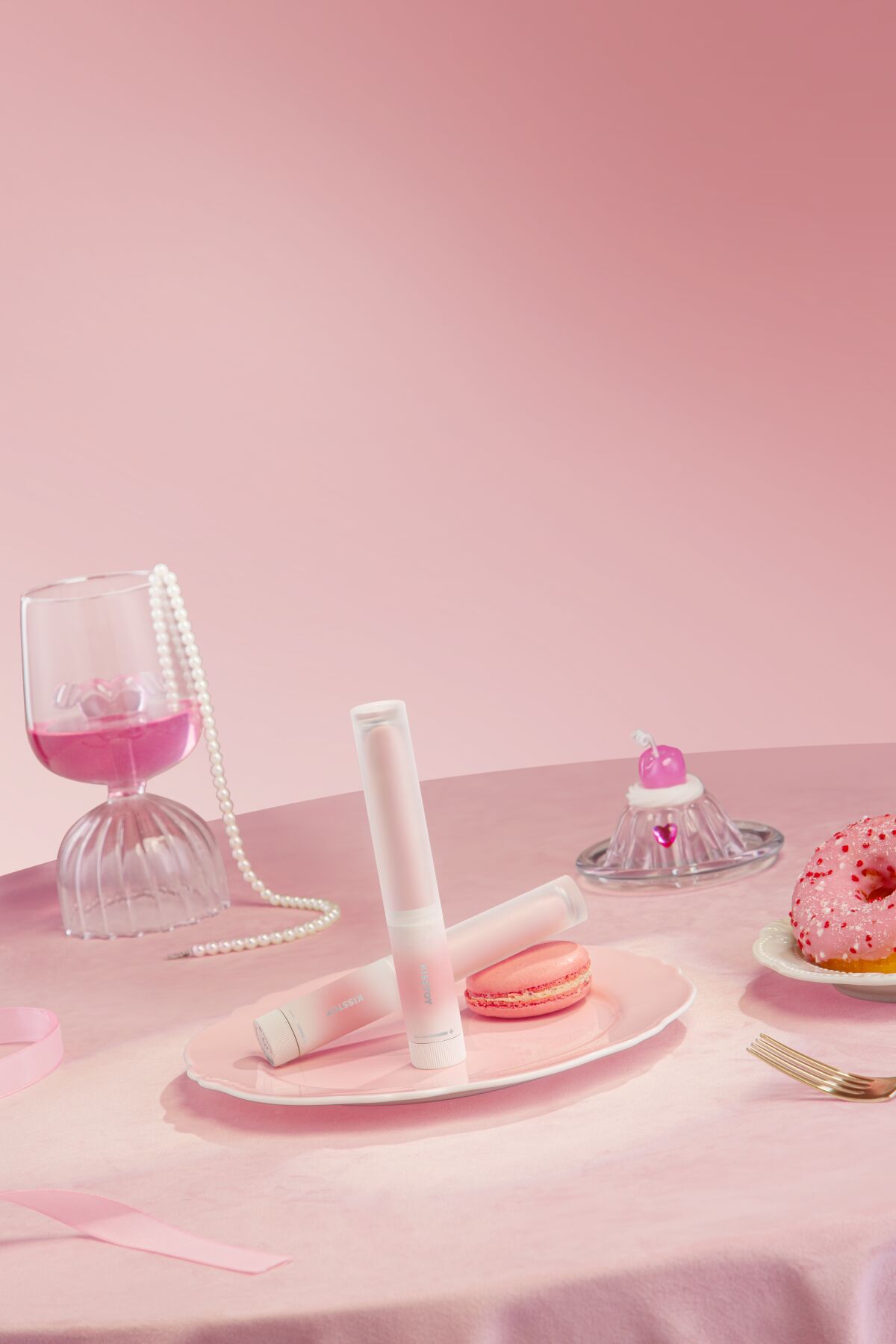 Ліпстик-вібратор KISSTOY Pop Cherry, 7 режимів, 2 мотори, гнучкий, підігрівання - Зображення 16