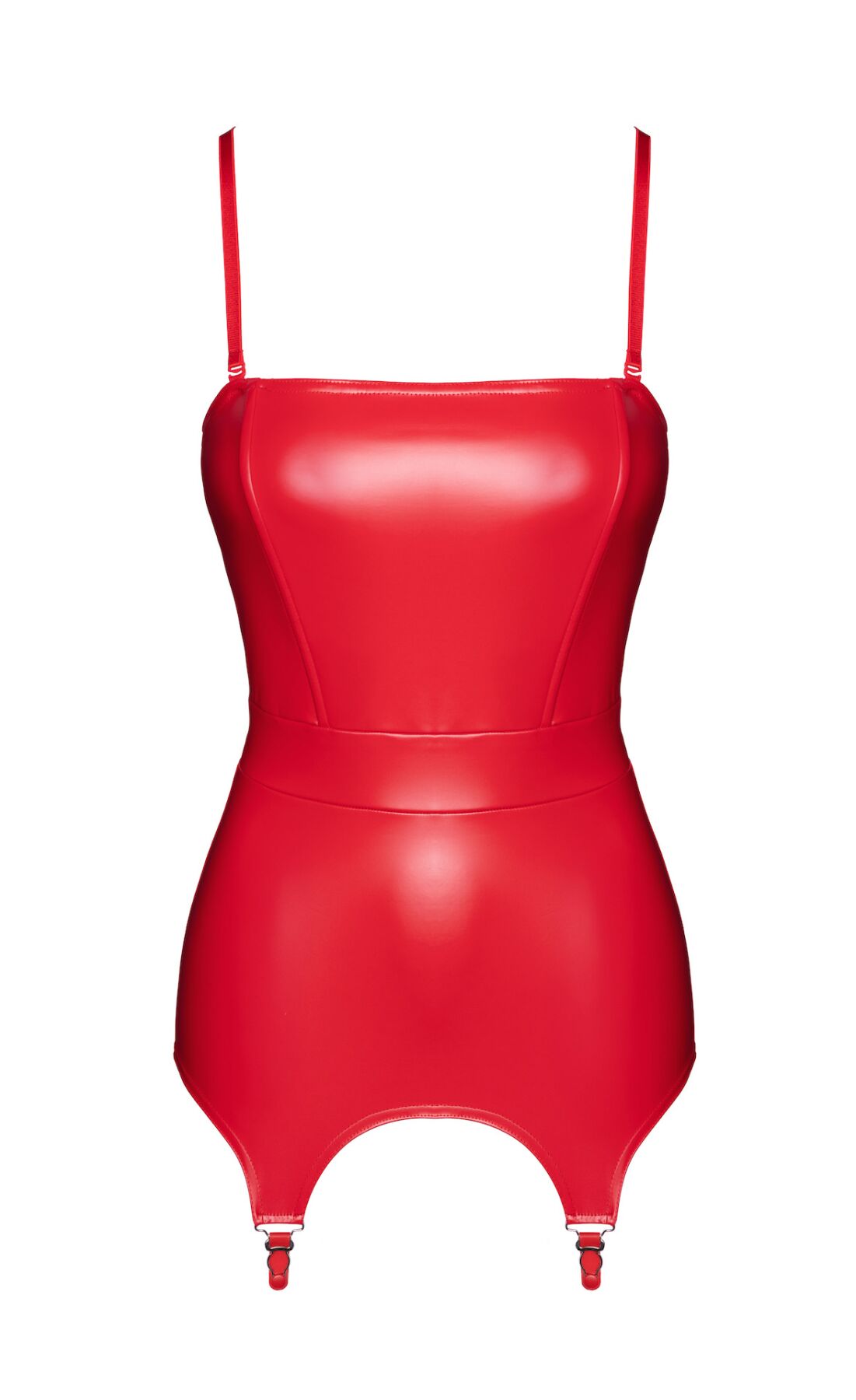 Корсет з підв'язками для панчіх Noir Handmade F368 Bombshell Fierce Corset-belt Red XL - Зображення 9