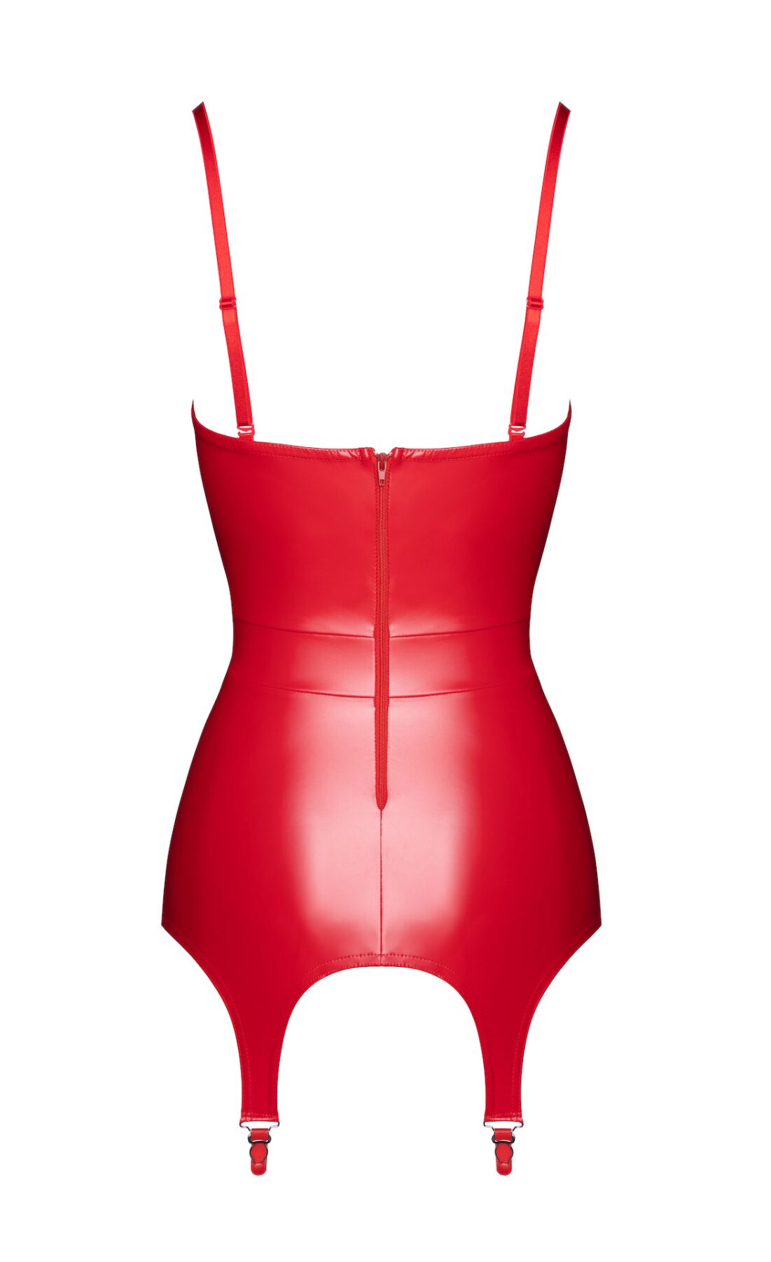 Корсет з підв'язками для панчіх Noir Handmade F368 Bombshell Fierce Corset-belt Red XL - Зображення 10