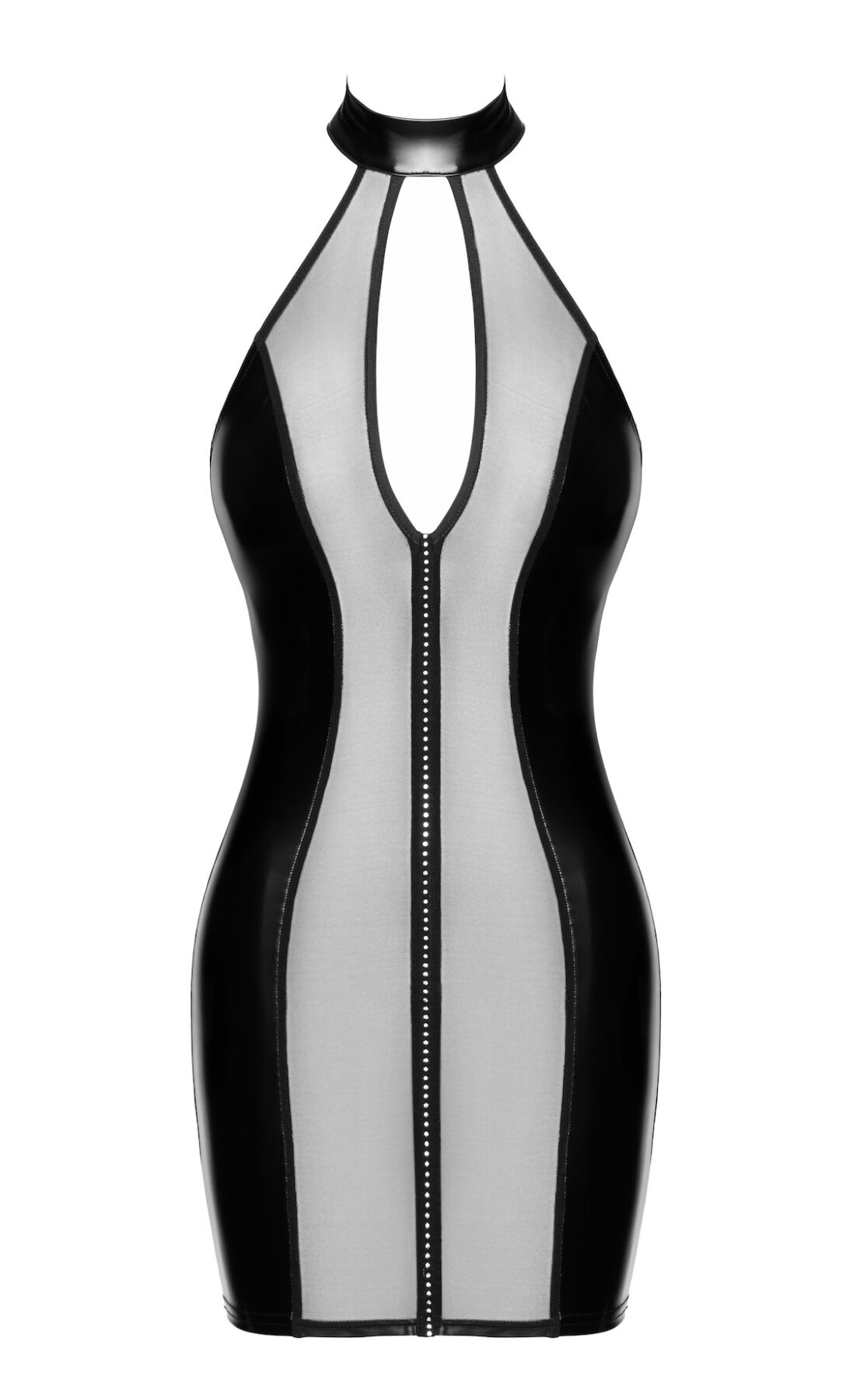 Сукня Noir Handmade F370 Luxuria Crystal Sheer Mini Dress L - Зображення 6