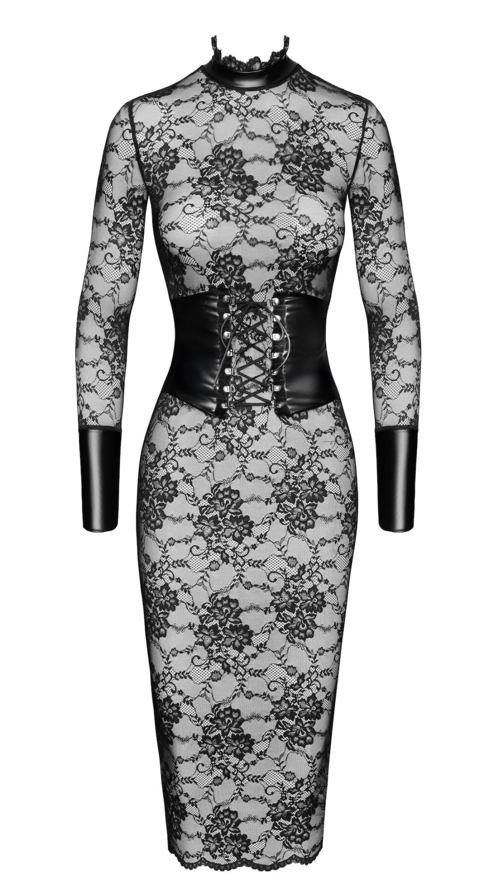 Сукня Noir Handmade F375 Noirelle Lace Corset Midi dress L - Зображення 7