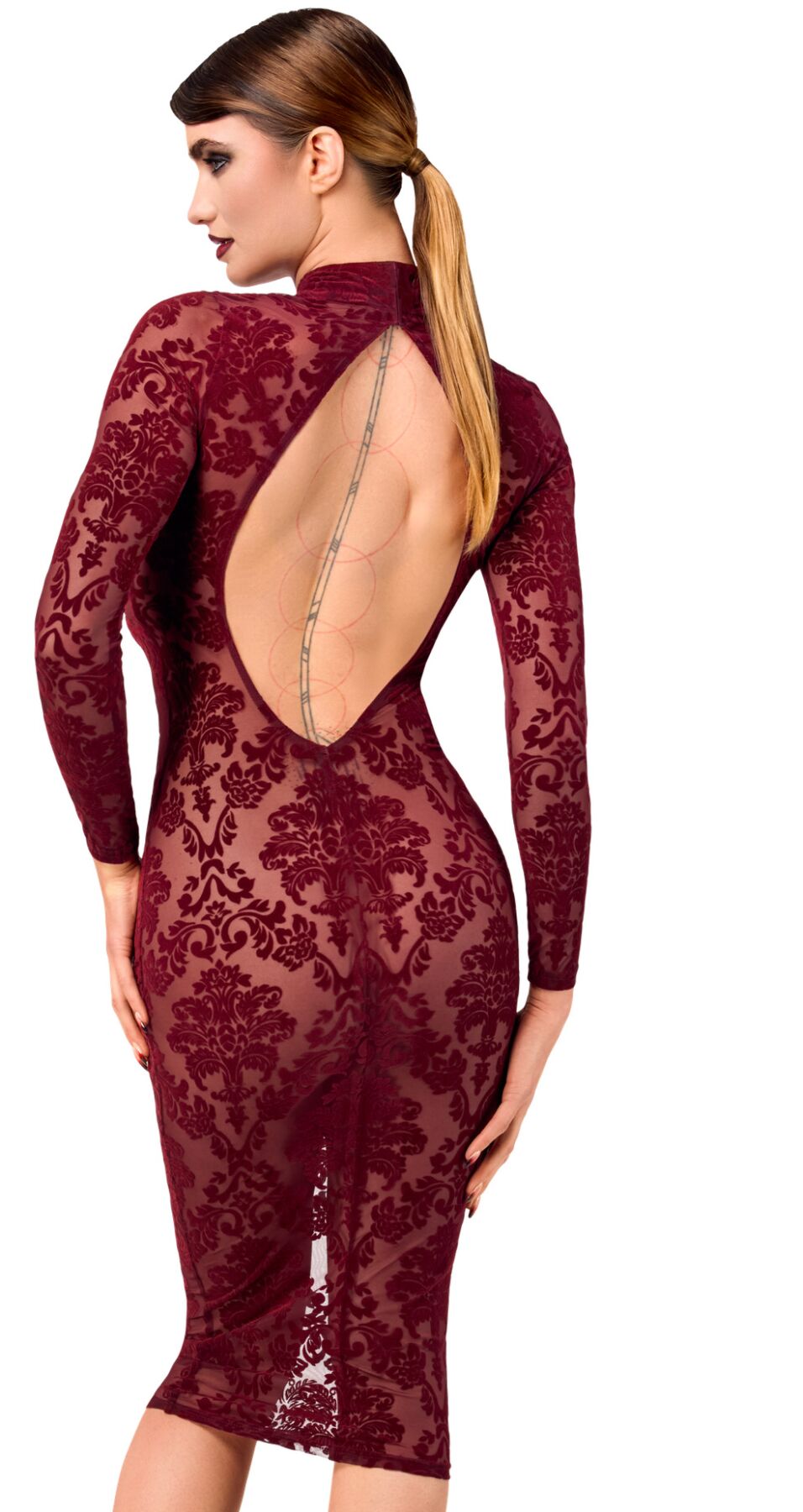 Сукня Noir Handmade F384 Kink Royal midi dress S - Зображення 2