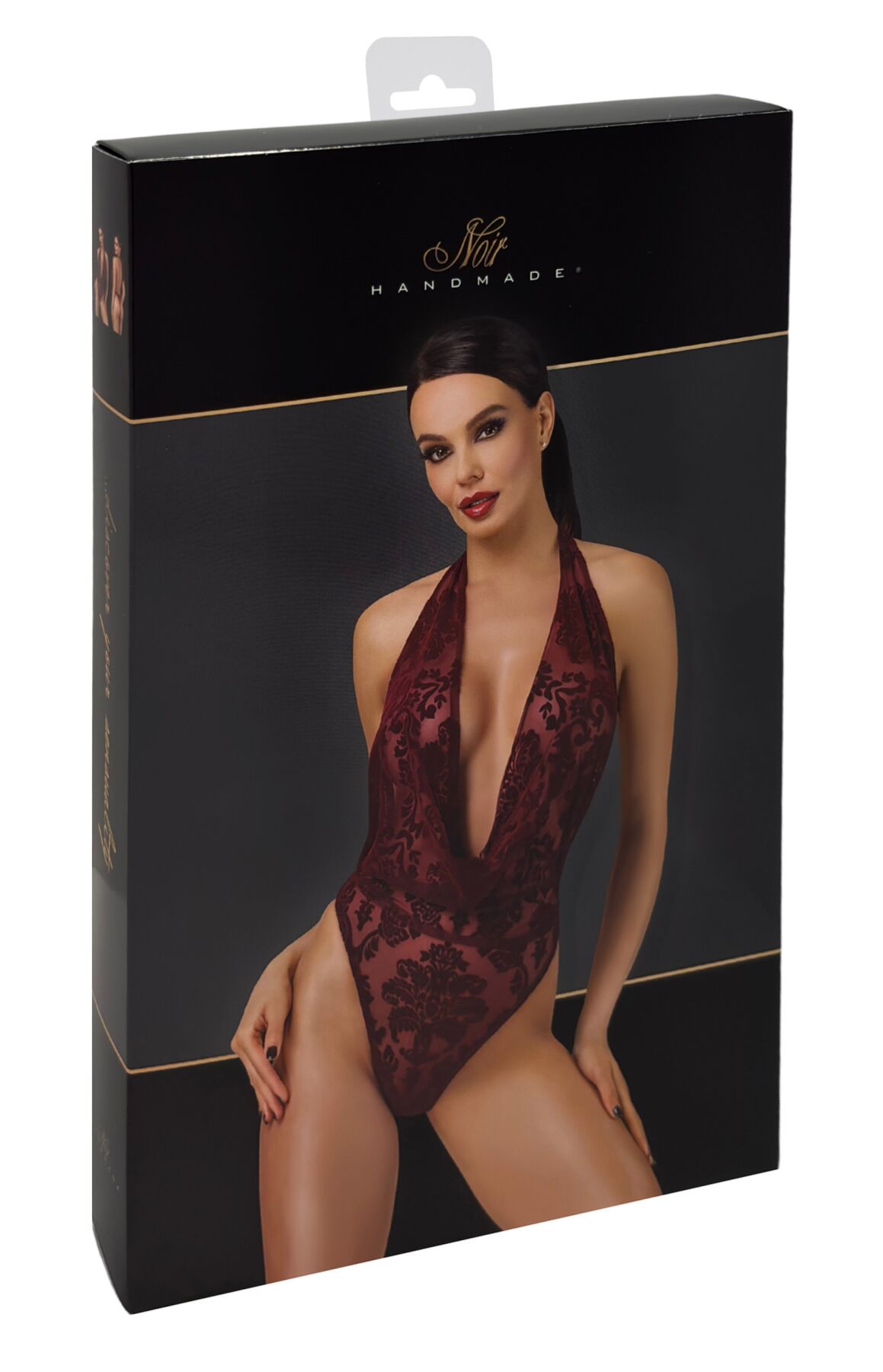 Боді Noir Handmade F386 Kink Royal cascade bodysuit M - Зображення 9