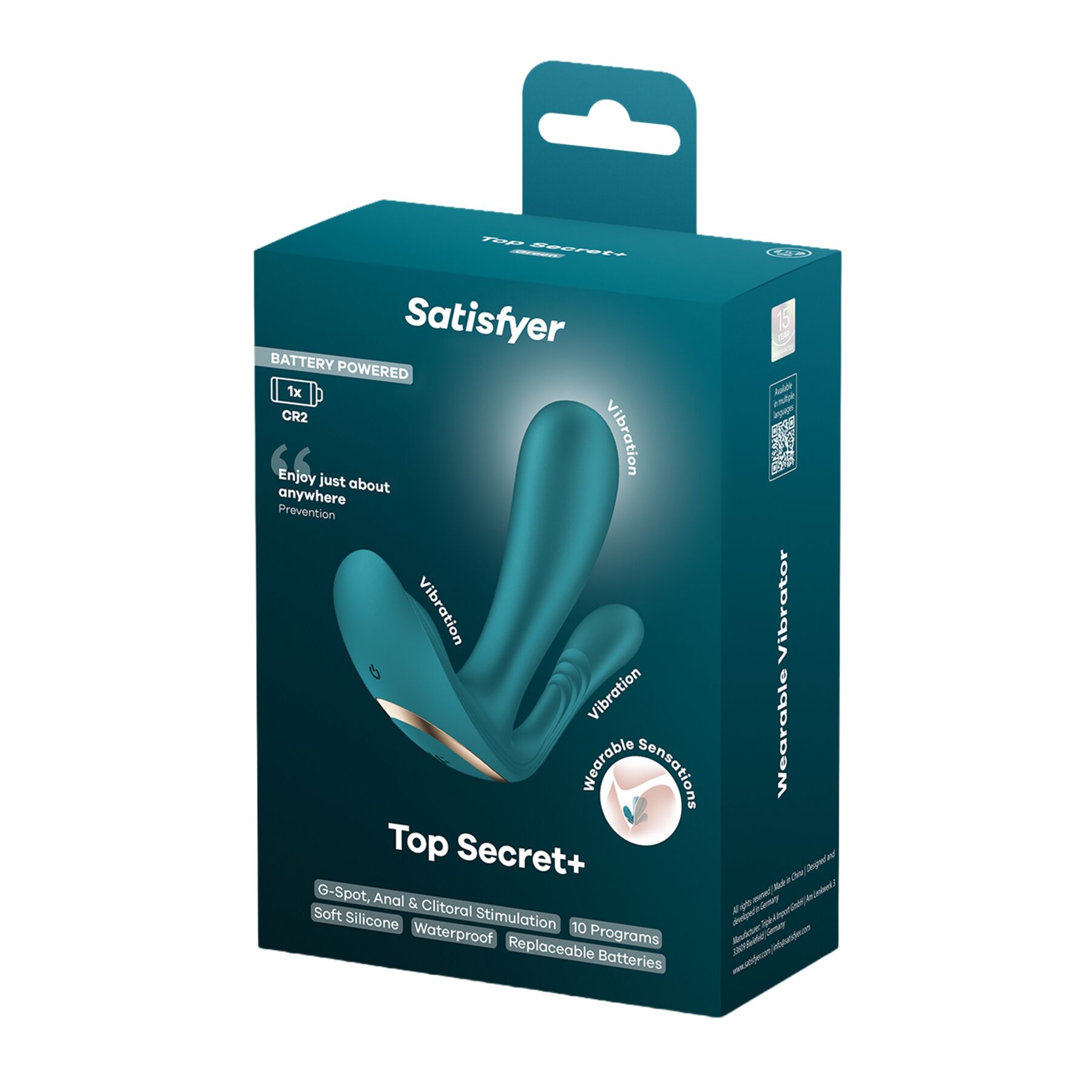 Подвійний смарт-вібратор у трусики Satisfyer Top Secret+ Battery Series - Зображення 8